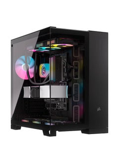 CORSAIR 6500X Mid-Tower Computer Case, Up to 360mm Radiator & 10x Fan Support, Tempered Glass, Dual Chamber Design, Modern Front Panel I/O, Wide Cooling Flexibility | CC-9011257-WW Black  - Image 1