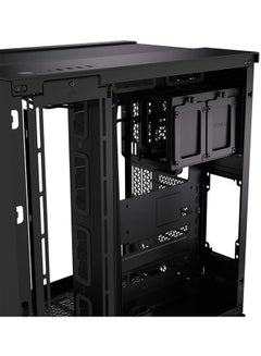 CORSAIR 6500X Mid-Tower Computer Case, Up to 360mm Radiator & 10x Fan Support, Tempered Glass, Dual Chamber Design, Modern Front Panel I/O, Wide Cooling Flexibility | CC-9011257-WW Black  - Image 5
