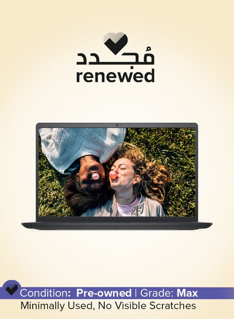 Renewed - Inspiron 15 3511 With 16.6-Inch FHD Display,Intel Core i3-115G5/Quad Core/11th Gen/8GB RAM/128GB SSD/Intel UHD Graphics/Windows 11 Pro English Carbon Black