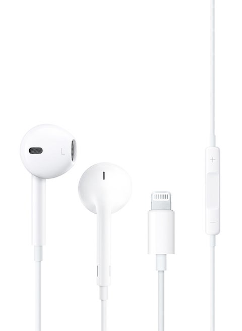 Wireless Earbuds with HF Sound and Lightning Connector, Comfortable, Clear Calls White