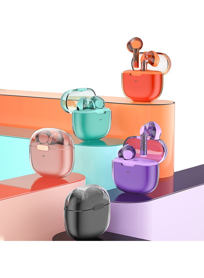 WIWU - Pure Sound TWS Airbuds - Semi-In-Ear, Bluetooth 5.3, 35mAh Battery, 35 Hours Playtime, Waterproof Black - Image 1