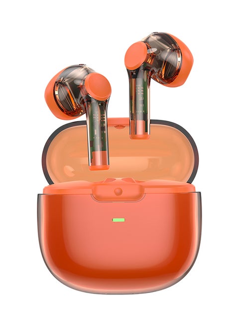 Pure Sound TWS Airbuds - True Wireless Stereo with Noise Cancellation & Smart Assistant Orange