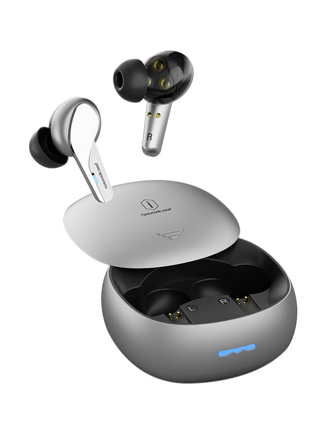 WIWU Soundcool Tri-Symphonic Drivers TWS Earbuds - Ultra-Long Battery, Type-C Charging Black - Image 1