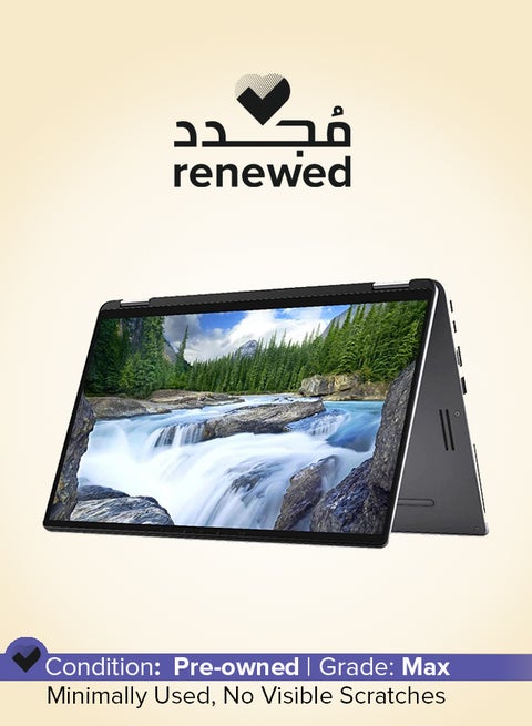 Renewed - Latitude 7400 2-in1 Laptop With 14-Inch Full HD Touch Display,Core i5/Dual Core/8th Gen/8GB RAM/512GB SSD/Windows 10/Intel HD Graphics English Silver