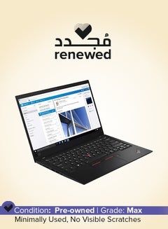 Renewed - ThinkPad X1 Carbon G7 Laptop With 14-Inch Display,Intel Core i5 Processor/Dual Core/8th Gen/16GB RAM/512GB SSD/Intel HD Graphics/Windows 10 English Black
