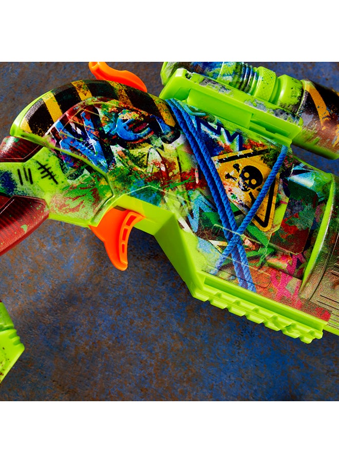 NERF - Nerf Zombie Driller Dart Blaster, 16 Nerf Elite Darts, Rotating 5 Dart Cylinder, Removable Scope, Outdoor Games, Ages 8+ - Image 1