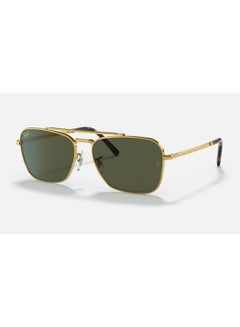 Ray-Ban Unisex Square Shape Metal Sunglasses RB3636 919631 58 - Lens Size: 58 Mm - Polished Gold  - Image 1