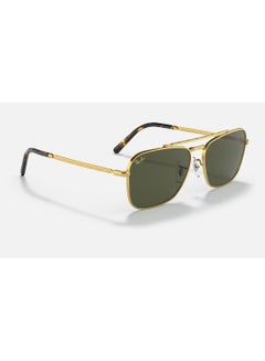 Ray-Ban Unisex Square Shape Metal Sunglasses RB3636 919631 58 - Lens Size: 58 Mm - Polished Gold  - Image 3