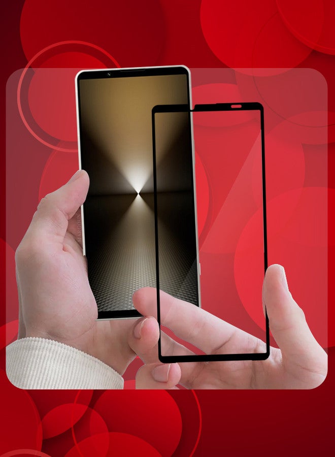 مارجون [for Sony Xperia 1 VI] 3 Pack Screen Protector Tempered Glass Anti-Scratch Screen Protector Case Friendly HD Clear Protective Film Clear - Image 2