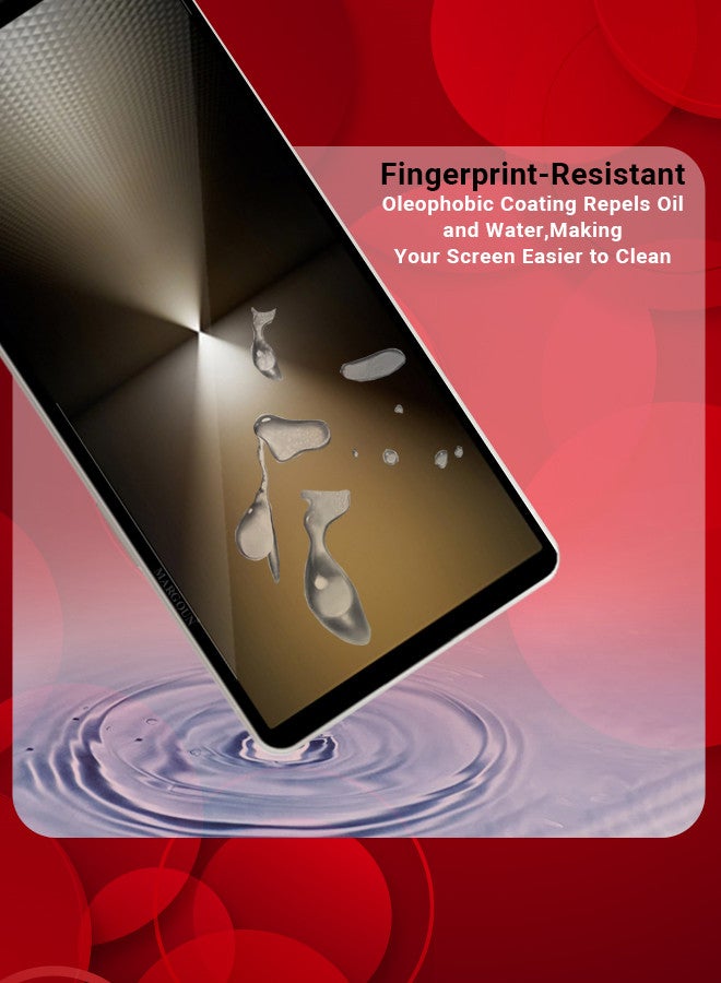 مارجون [for Sony Xperia 1 VI] 3 Pack Screen Protector Tempered Glass Anti-Scratch Screen Protector Case Friendly HD Clear Protective Film Clear - Image 3
