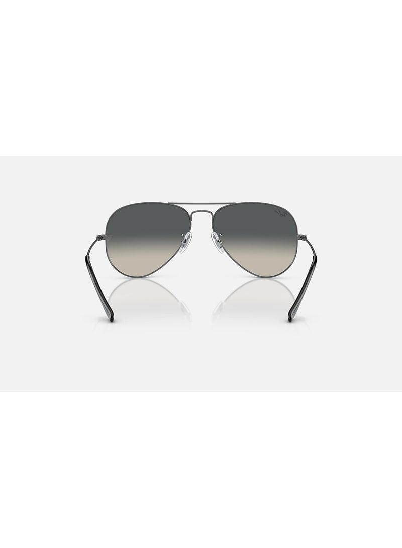 Ray-Ban Unisex Pilot Shape Metal Sunglasses RB3025 004/71 58 - Lens Size: 58 Mm - Gunmetal  - Image 3