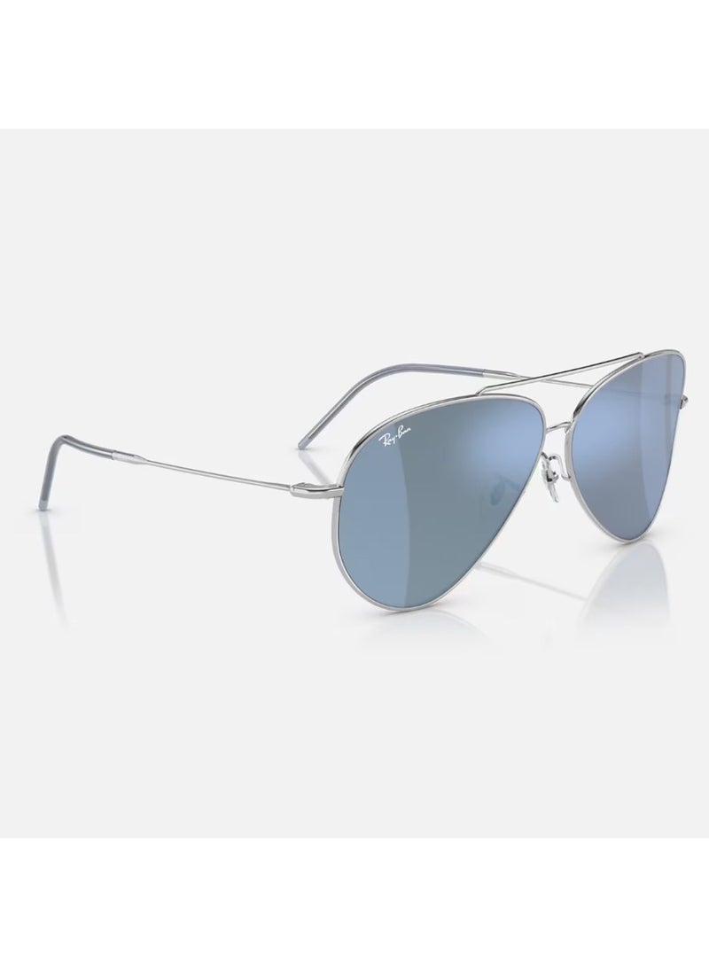 راي بان Unisex Aviator Shape Metal Sunglasses RBR0101S 003/GA 59 - Lens Size: 59 Mm - Silver  - Image 3