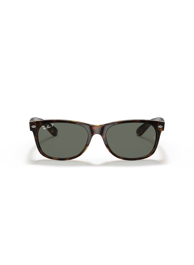 Ray-Ban Unisex Square Shape Nylon Sunglasses RB2132 902/58 55 - Lens Size: 55 Mm - Polished Havana  - Image 2