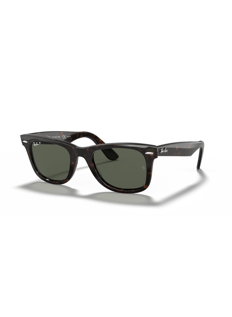 Ray-Ban Unisex Square Shape Acetate Sunglasses RB2140 902/58 50 - Lens Size: 50 Mm - Polished Havana  - Image 1