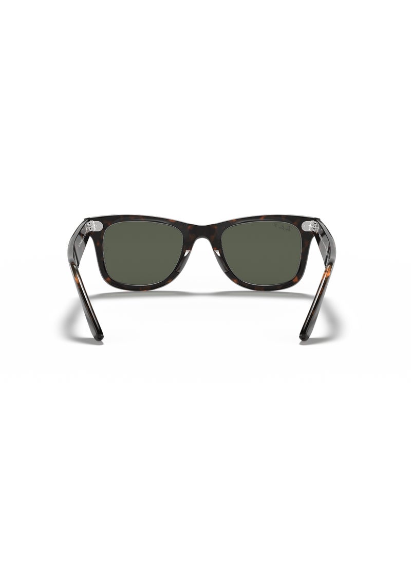Ray-Ban Unisex Square Shape Acetate Sunglasses RB2140 902/58 50 - Lens Size: 50 Mm - Polished Havana  - Image 4