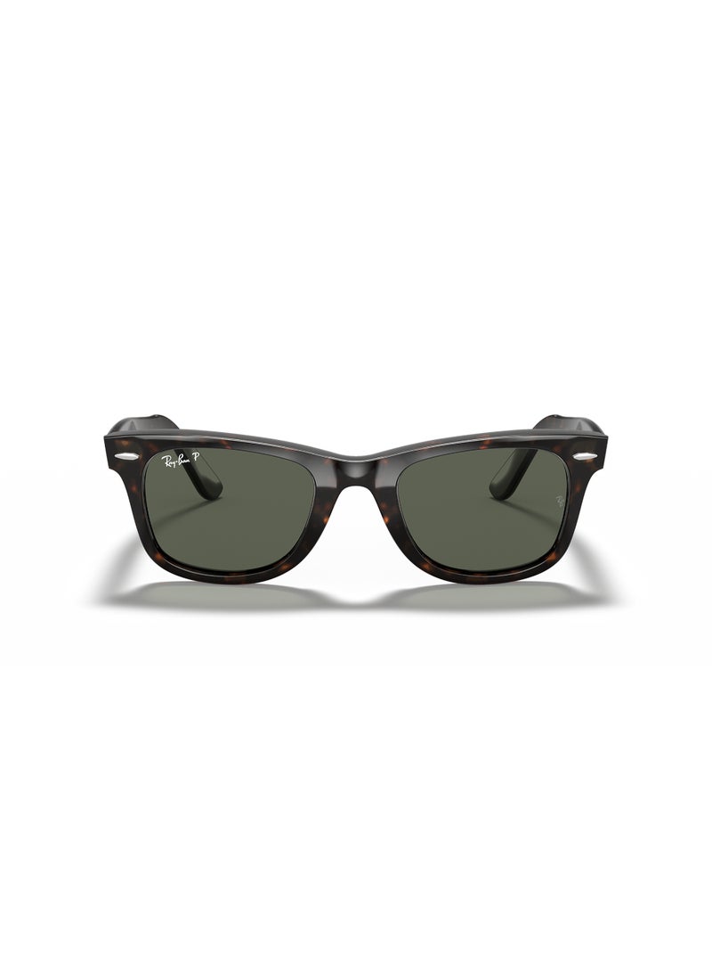 Ray-Ban Unisex Square Shape Acetate Sunglasses RB2140 902/58 50 - Lens Size: 50 Mm - Polished Havana  - Image 2