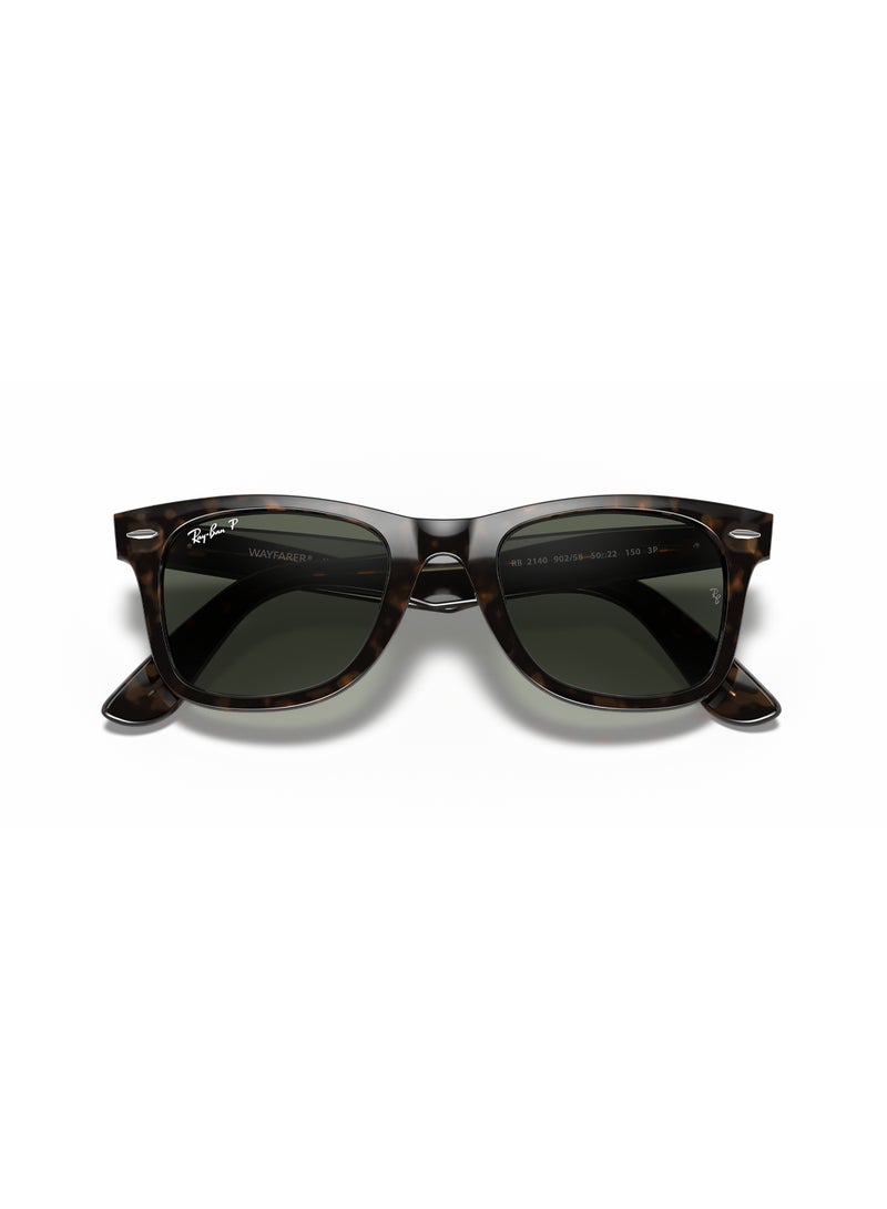 Ray-Ban Unisex Square Shape Acetate Sunglasses RB2140 902/58 50 - Lens Size: 50 Mm - Polished Havana  - Image 5
