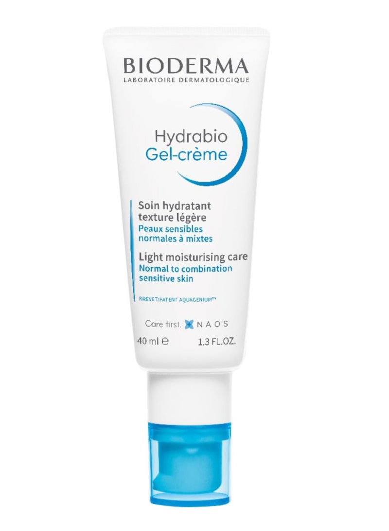 Bioderma Hydrabio Light Moisturising Gel Cream For Dehydrated Sensitive Skin 40ml  - Image 1