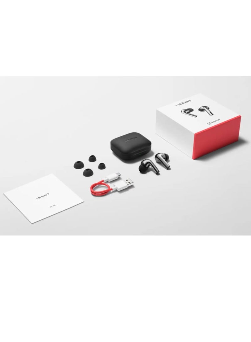 OnePlus - Buds 3 TWS Earphone Bluetooth 5.3 49dB Active Noise Cancelling Wireless Headphone 44h Battery Life Gray - Image 1