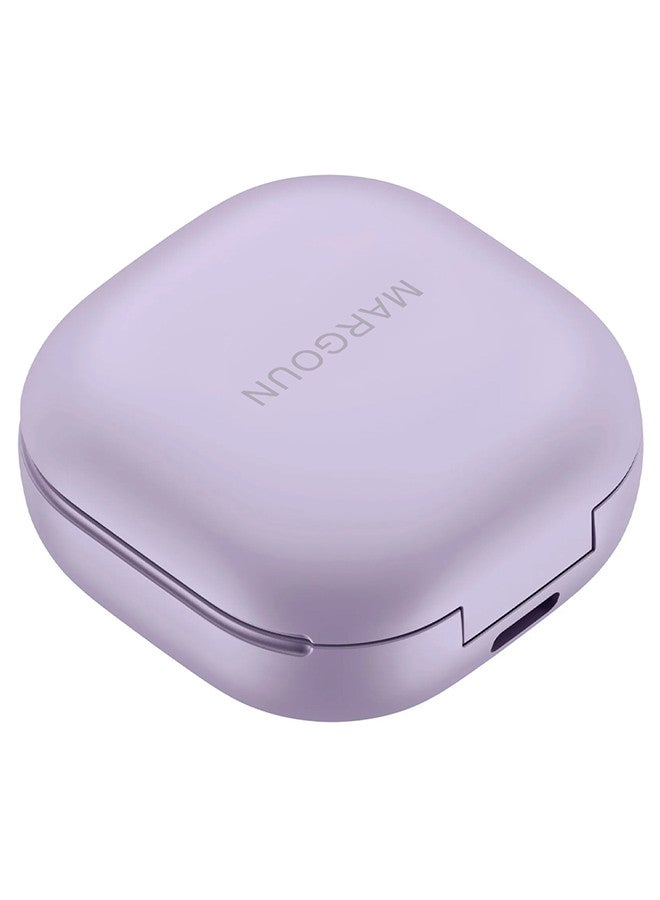 MARGOUN [Buds 2 Pro] True Wireless Bluetooth Headphones Compatible with Samsung Galaxy S24 Ultra,Noise Cancelling ,Hi Fi Sound ,Comfort Fit ,HD Voice Bora Purple  - Image 3