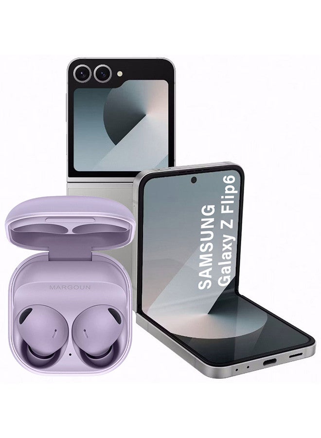 مارجون [Buds 2 Pro] سماعات رأس بلوتوث لاسلكية حقيقية متوافقة مع Samsung Galaxy Z Flip6، وإلغاء الضوضاء، وصوت عالي الدقة، وملاءمة مريحة، وصوت عالي الدقة - Image 1