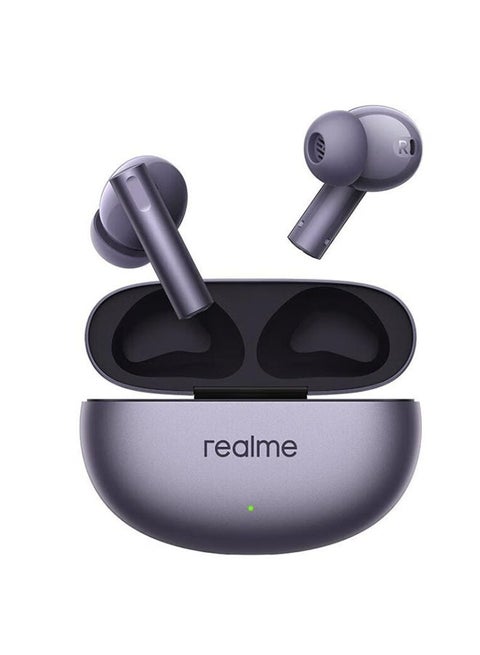 Buds Air 6 TWS Earphone Hi-Res LHDC 5.0 Active Noise Reduction Wireless Headphone Bluetooth 5.3 IP55 Purple
