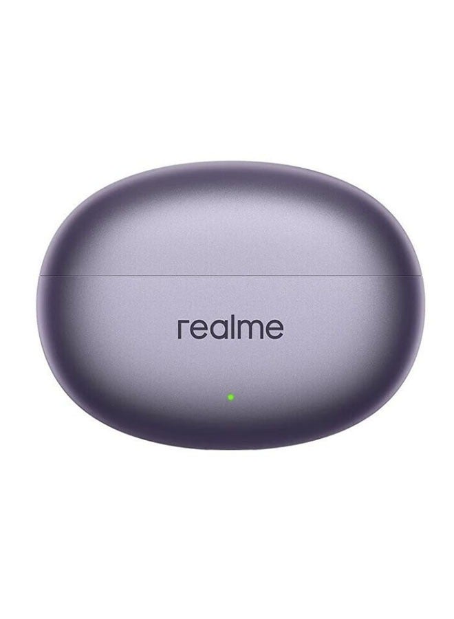realme - Buds Air 6 TWS Earphone Hi-Res LHDC 5.0 Active Noise Reduction Wireless Headphone Bluetooth 5.3 IP55 Purple - Image 1