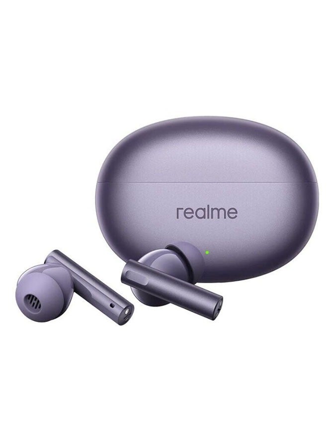 realme - Buds Air 6 TWS Earphone Hi-Res LHDC 5.0 Active Noise Reduction Wireless Headphone Bluetooth 5.3 IP55 Purple - Image 1