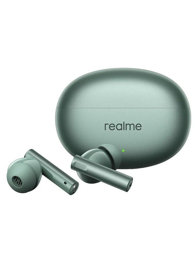realme - Buds Air 6 TWS Earphone Hi-Res LHDC 5.0 Active Noise Reduction Wireless Headphone Bluetooth 5.3 IP55 Green - Image 1