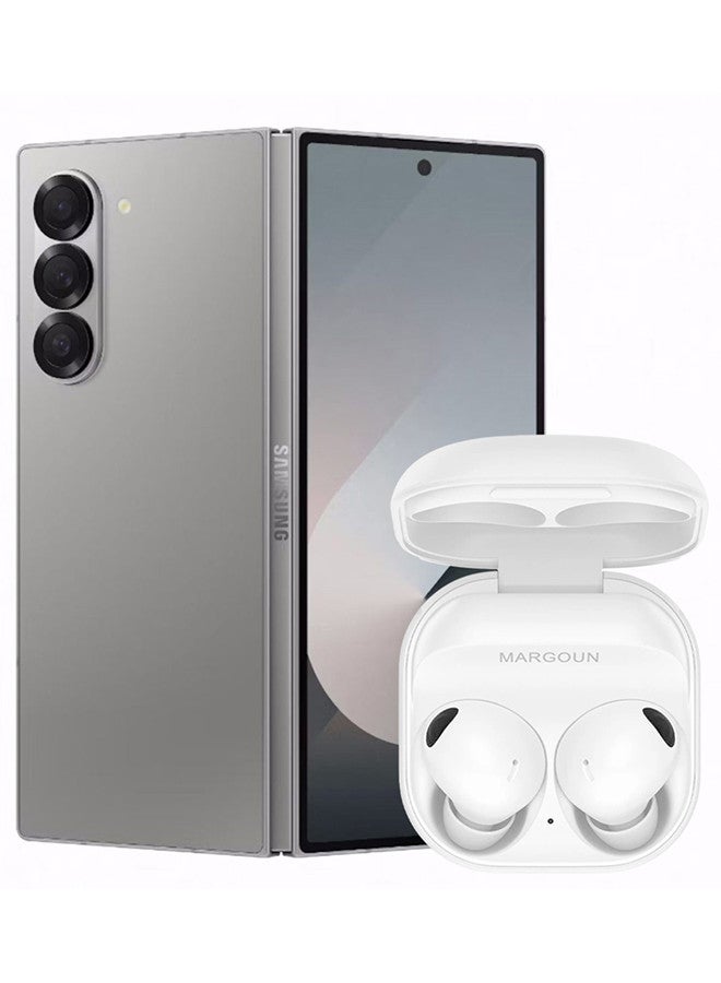 MARGOUN [Buds 2 Pro] True Wireless Bluetooth Headphones Compatible with Samsung Galaxy Z Fold6,Noise Cancelling ,Hi Fi Sound ,Comfort Fit ,HD Voice White - Image 1