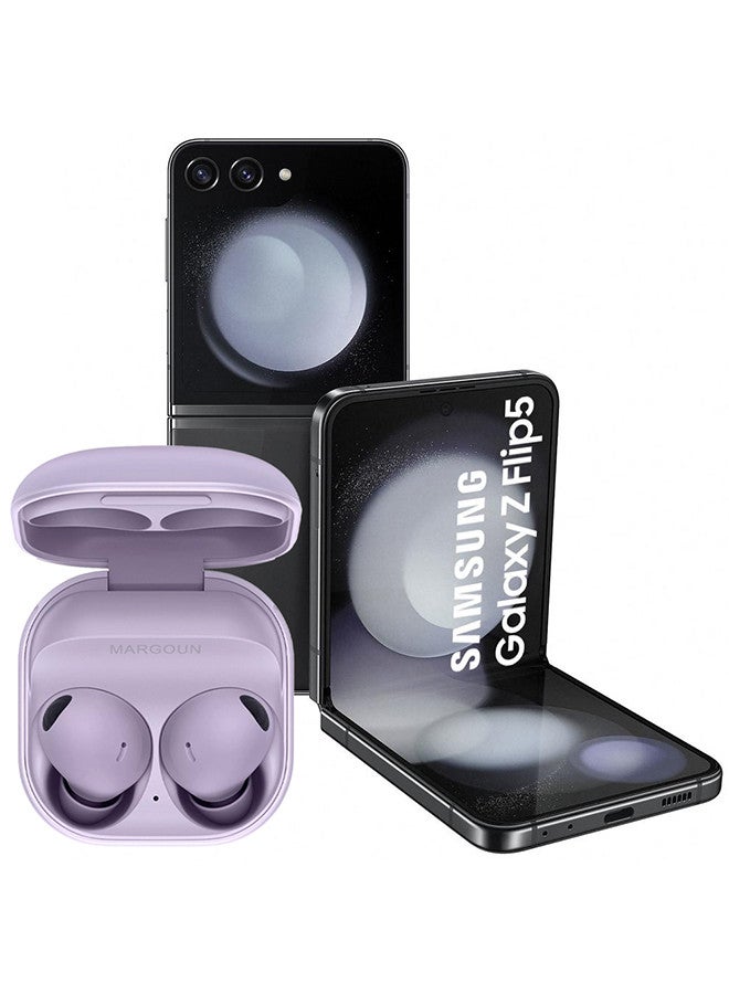 MARGOUN [Buds 2 Pro] True Wireless Bluetooth Headphones Compatible with Samsung Galaxy Z Flip5,Noise Cancelling ,Hi Fi Sound ,Comfort Fit ,HD Voice Bora Purple - Image 1