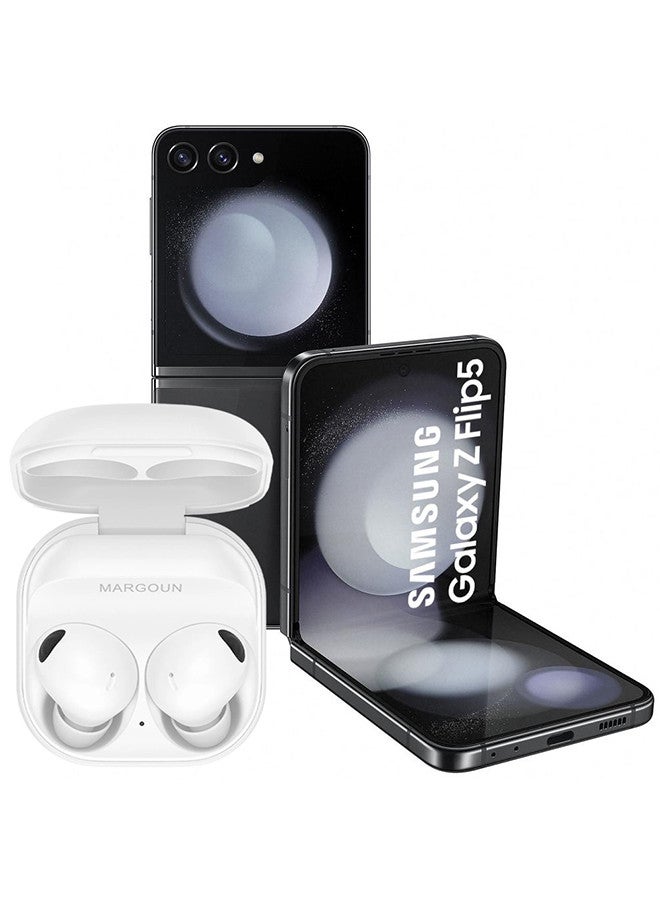 مارجون [Buds 2 Pro] True Wireless Bluetooth Headphones Compatible with Samsung Galaxy Z Flip5,Noise Cancelling ,Hi Fi Sound ,Comfort Fit ,HD Voice White - Image 1