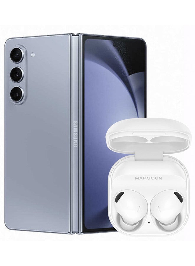 مارجون [Buds 2 Pro] True Wireless Bluetooth Headphones Compatible with Samsung Galaxy Z Fold5,Noise Cancelling ,Hi Fi Sound ,Comfort Fit ,HD Voice White - Image 1