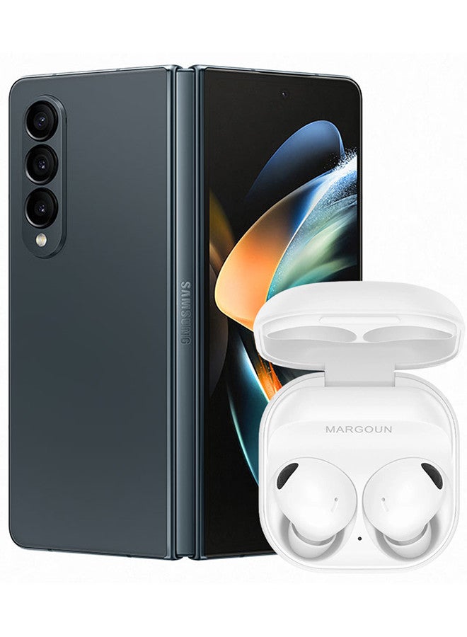 MARGOUN [Buds 2 Pro] True Wireless Bluetooth Headphones Compatible with Samsung Galaxy Z Fold4,Noise Cancelling ,Hi Fi Sound ,Comfort Fit ,HD Voice White - Image 1