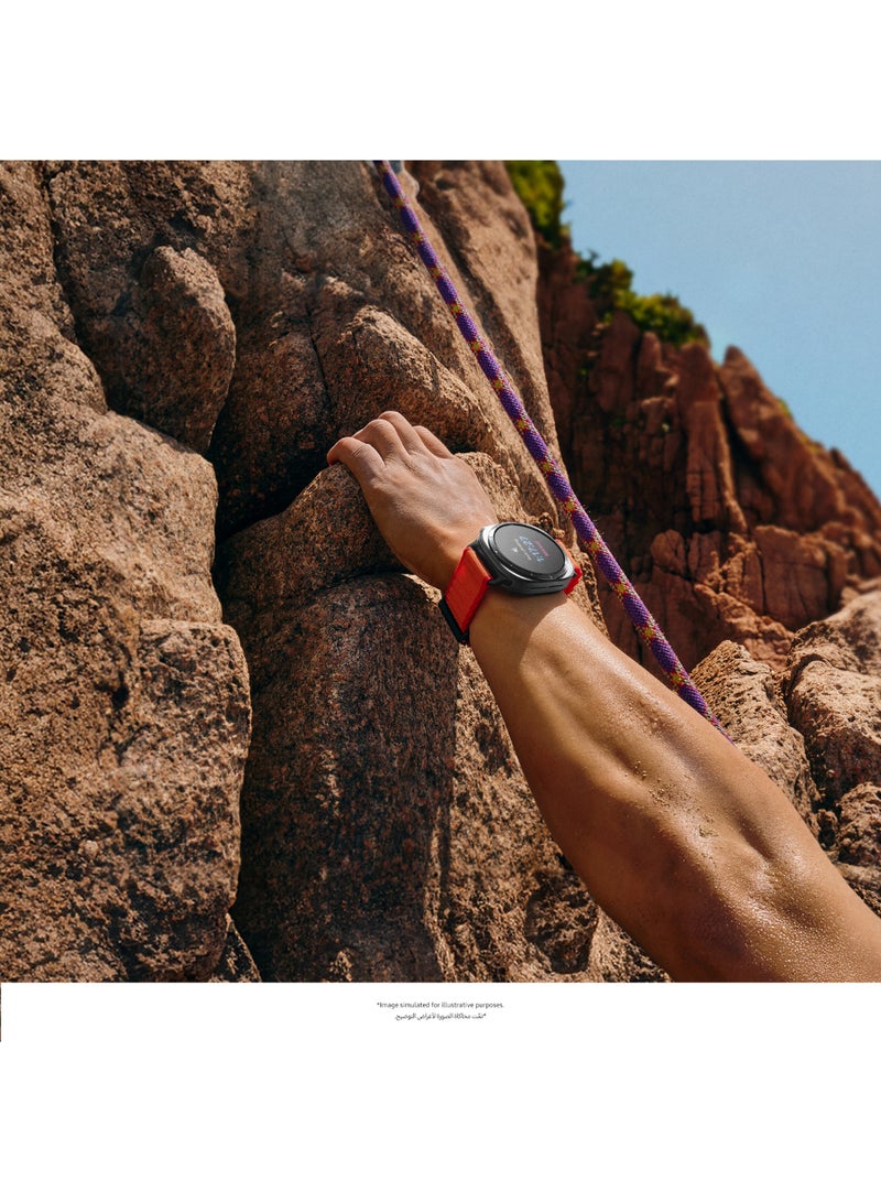 Samsung - Galaxy Watch Ultra 47mm (UAE Version) Smartwatch, LTE, Health Monitoring, Fitness Tracker - Titanium Silver - Image 1