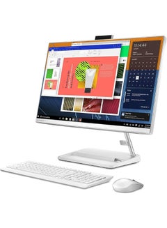 لينوفو جهاز IdeaCentre AIO 3 27IAP7 بشاشة مقاس 27 بوصة ومعالج Core-i5-12450H/ذاكرة وصول عشوائي سعة 16 جيجابايت/محرك أقراص SSD سعة 512 جيجابايت/بطاقة رسومات Intel UHD/نظام تشغيل Windows 11 Pro  - Image 2