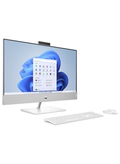 HP Pavilion 27-CA2151NH  All-In-One Desktop With 27-Inch Display, Core i7-13700 Processor/16GB RAM/1TB SSD/4GB Nvidia Geforce RTX3050 Graphics/Windows 11 Pro English White  - Image 3