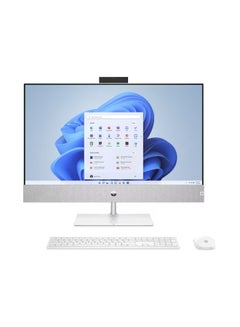 HP Pavilion 27-CA2151NH  All-In-One Desktop With 27-Inch Display, Core i7-13700 Processor/16GB RAM/1TB SSD/4GB Nvidia Geforce RTX3050 Graphics/Windows 11 Pro English White  - Image 1