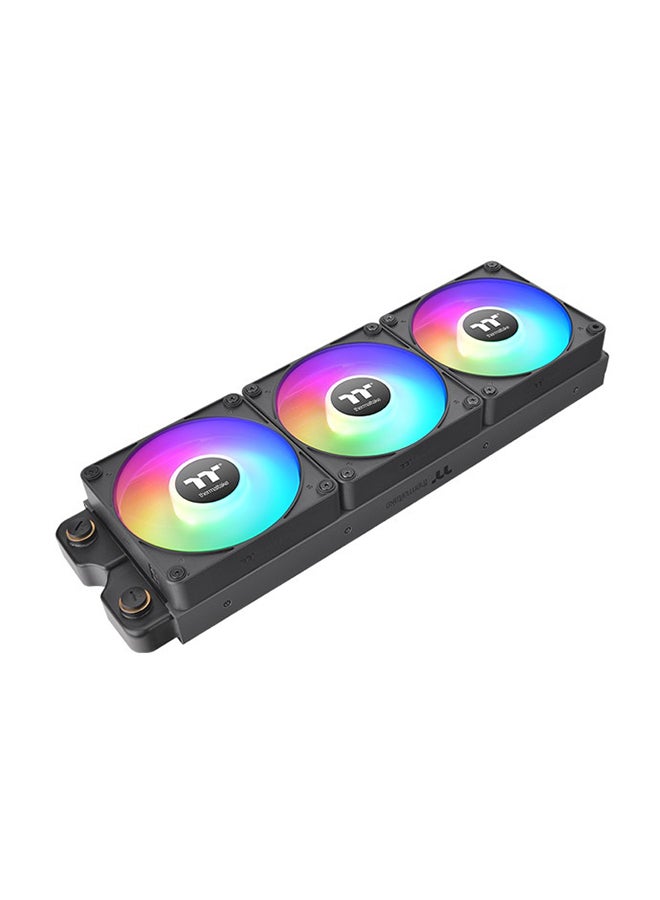 ثيرمال تيك مروحة تبريد CT120 ARGB Sync PC، سرعة المروحة PWM 500~2000 دورة في الدقيقة، تدفق هواء 57.05 CFM، محمل هيدروليكي، PWM 4 PIN، ARGB 3 PIN، عبوة من 3 قطع| CL-F181-PL12SW-A  - Image 5