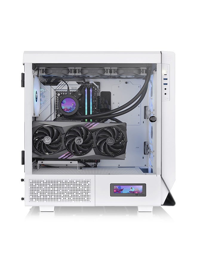 Thermaltake - LCD Panel Kit for Ceres Series, Perfectly Compatible with Ceres Series TG ARGB Mid Tower Chassis, Fully Customizable with TT RGB Plus 2.0 | AC-064-OO6NAN-A1 White - Image 1