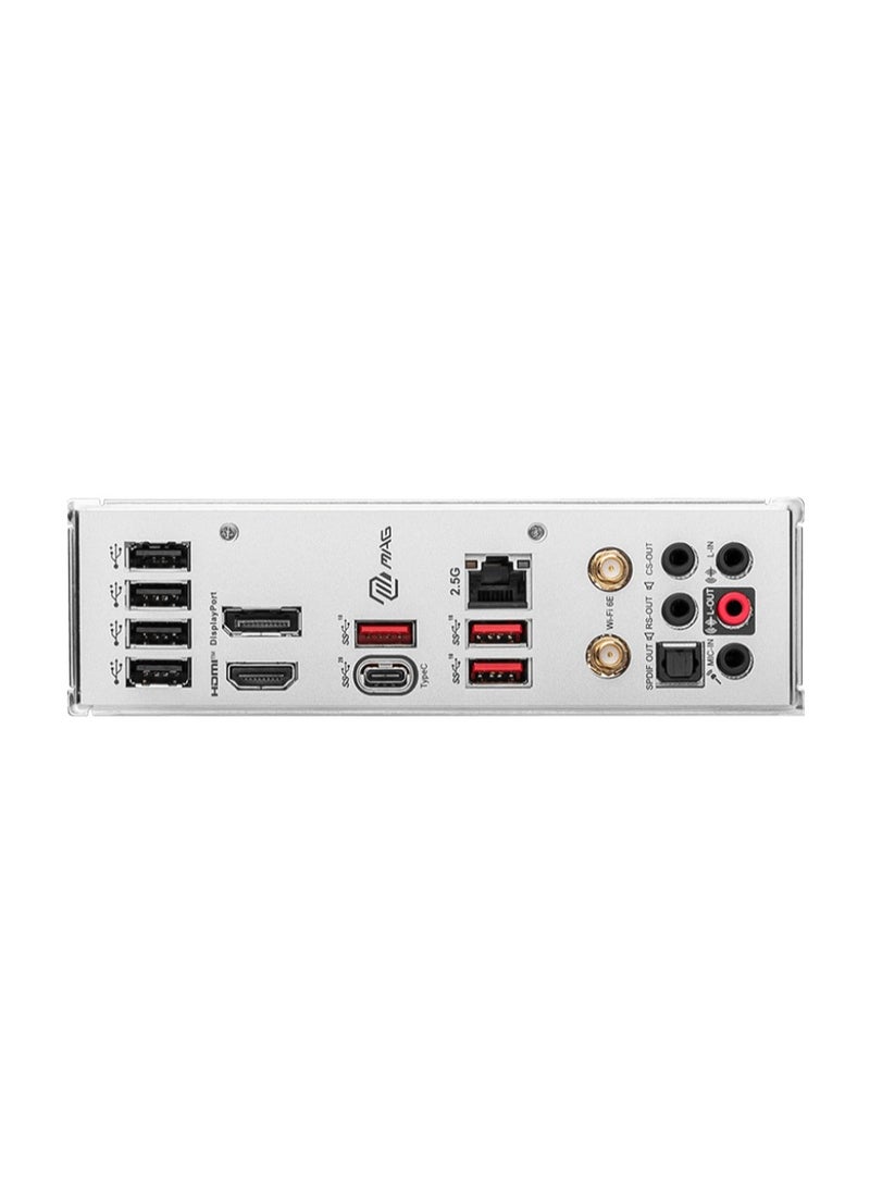 MSI - Mag  B760M  Mortar  WiFi  Gaming  Motherboard  Supports 12th/13th Gen Intel Processors, LGA 1700,  DDR5,  PCIe 5.0,  M.2,  2.5 Gbps  LAN, USB 3.2  Gen2,  Wi-Fi  6E, m ATX) - Image 1