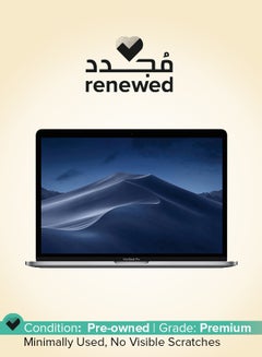 Renewed - Macbook Pro A1989 (2019) Touch Bar Laptop With 13.3-Inch Display,Intel Core i7 Processor/9th Gen/16GB RAM/256GB SSD/1.5GB Intel Iris Plus Graphics English Space Grey