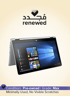 Renewed - EliteBook X360-830 G7 With 13.3-Inch FHD IPS Touch Screen Display,Intel Core i5/Quad Core/10th Gen/16GB RAM/512GB SSD/Windows 10 English/Arabic Silver