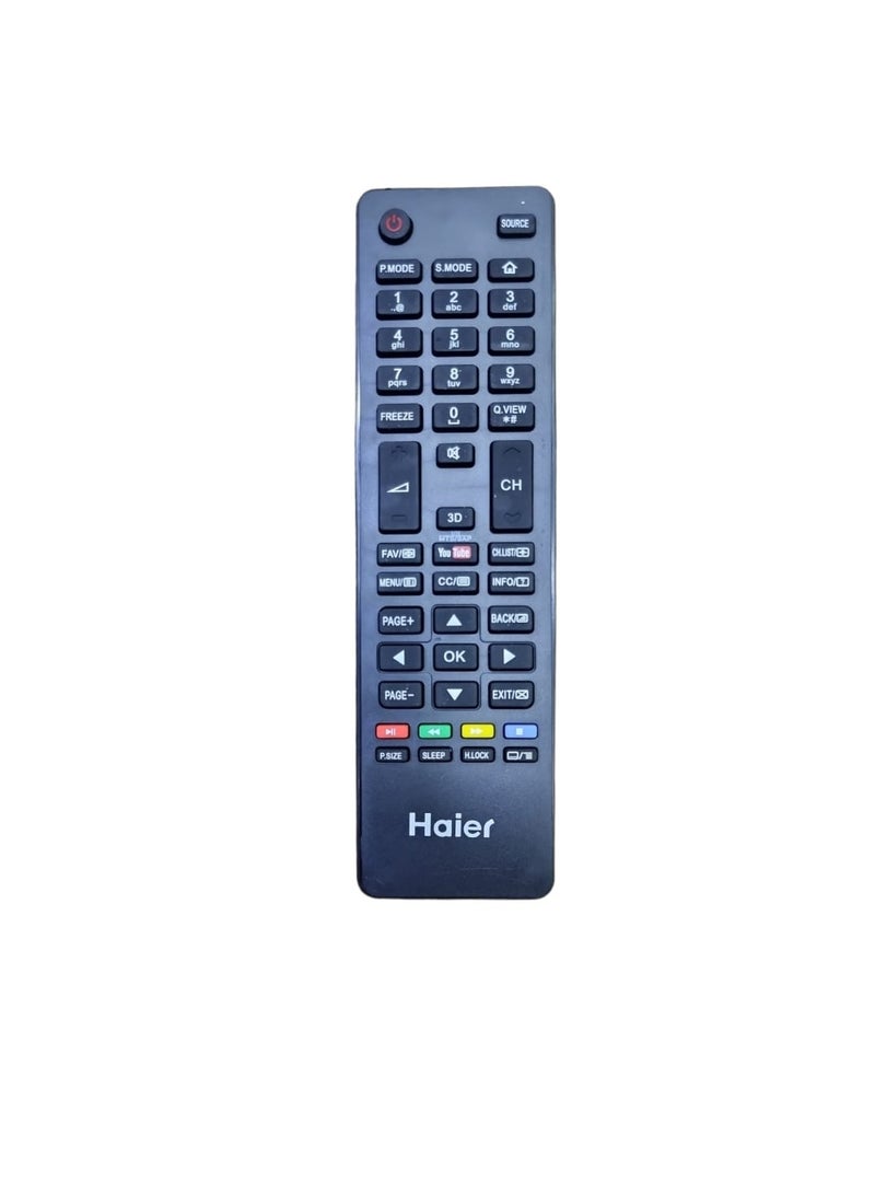 Replacement Remote Control For HAIER Smart TV Black