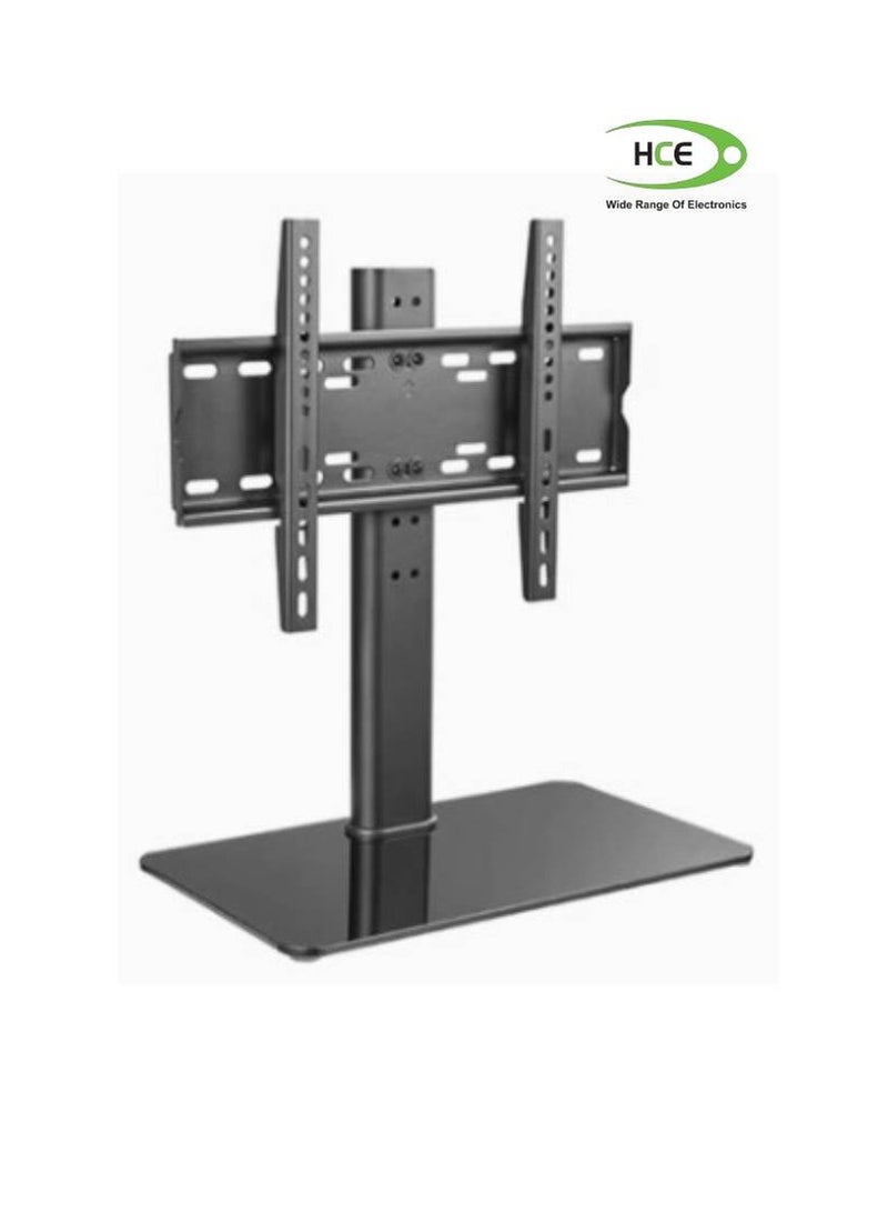 أتش سي إي Universal Swivel TV Stand - Table Top TV Stand for 32-60 inch LCD LED TVs Black