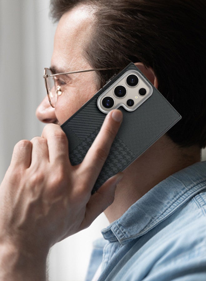 MARGOUN For Samsung Galaxy S24 Ultra Case Cover 2024 New Pattern Aramid Carbon Fiber Phone Case Slim And Light Design MIX1 - Image 3