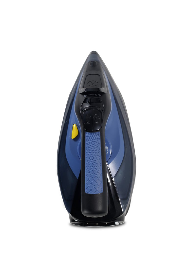 كليكون Cord & Cordless Steam Iron With Ceramic Coated Nonstick Soleplate, Anti Drip Function, Variable Steam Levels, 2 Year Warranty 230 ml 2400 W CK4129 Blue/Black  - Image 5
