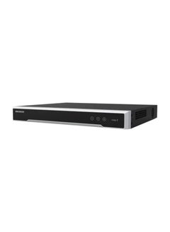 DS-7616NI-Q2/16P 16-Channel 4K Network Video Recorder (NVR) with 16 PoE Ports, H.265+/H.265 Video Compression, 80 Mbps Incoming Bandwidth, 2 SATA Interfaces, HDMI/VGA Output, Up to 12MP Recording Resolution, Dual-Stream, Support for IP Cameras, Remote Access & Mobile Viewing (No HDD) Black