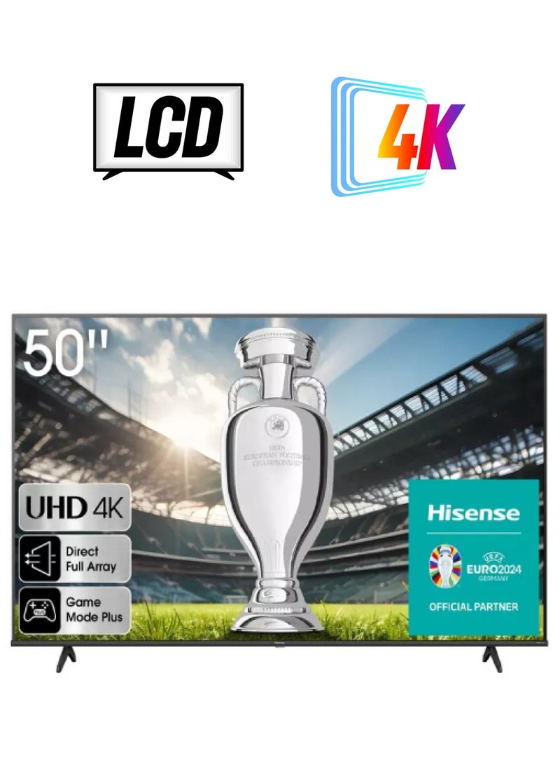 هايسنس تلفزيون ذكي 50 بوصة 60 هرتز 4K دقة LED - Image 1