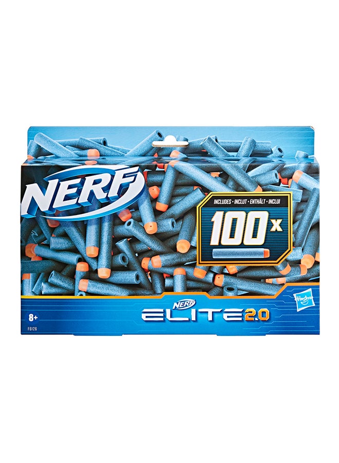 NERF Elite 2.0 100-Dart Refill Pack For  Blasters That Use  Elite Darts, Includes 100  Elite Darts, Kids Outdoor Toys & Games  - Image 2